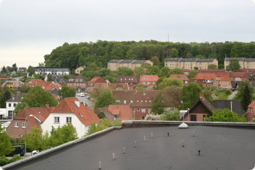 Aalborg lidt fra oven