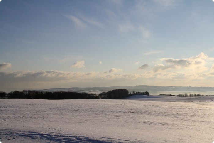 Høj himmel over Fuglsø Vig