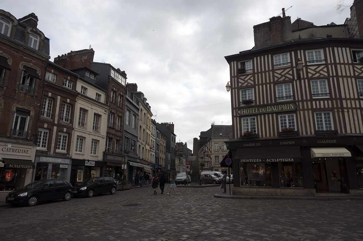 Honfleur, Normandiet, sommeren 2015