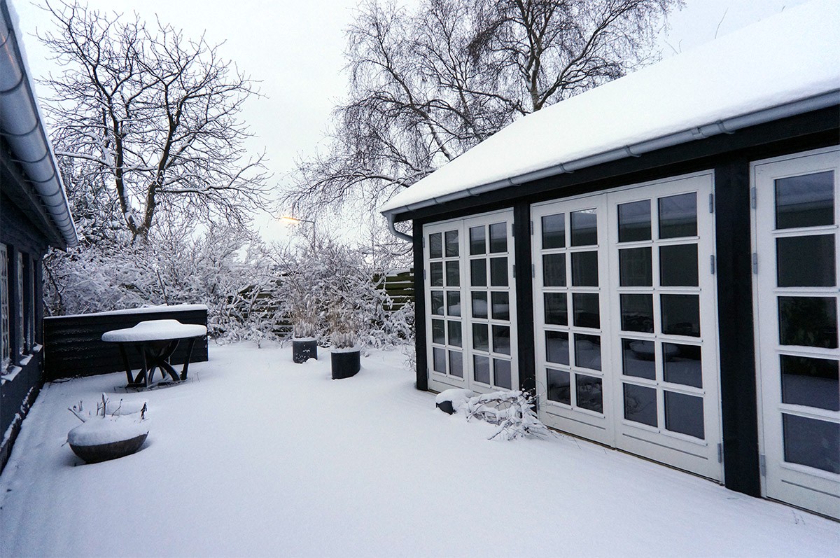 Sne i Aalborg i januar