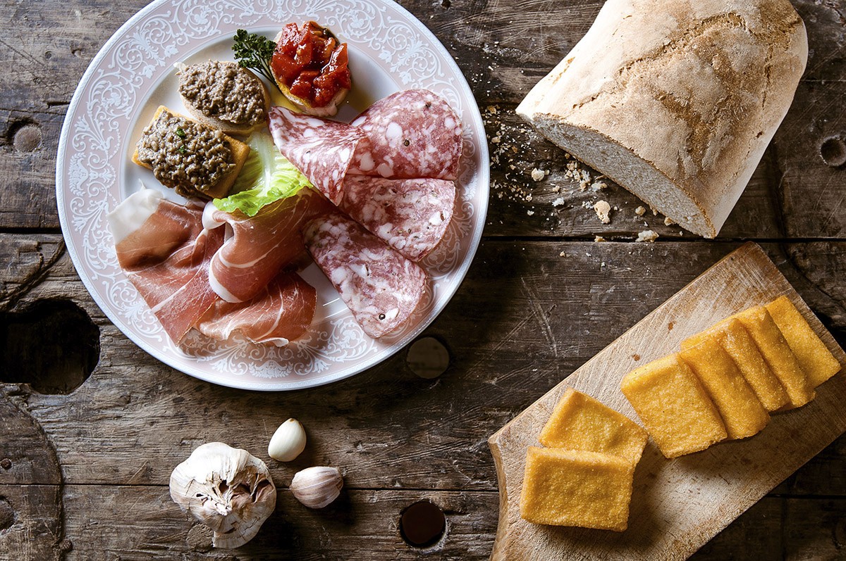 Frokost i Toscana. Jeg er klar.