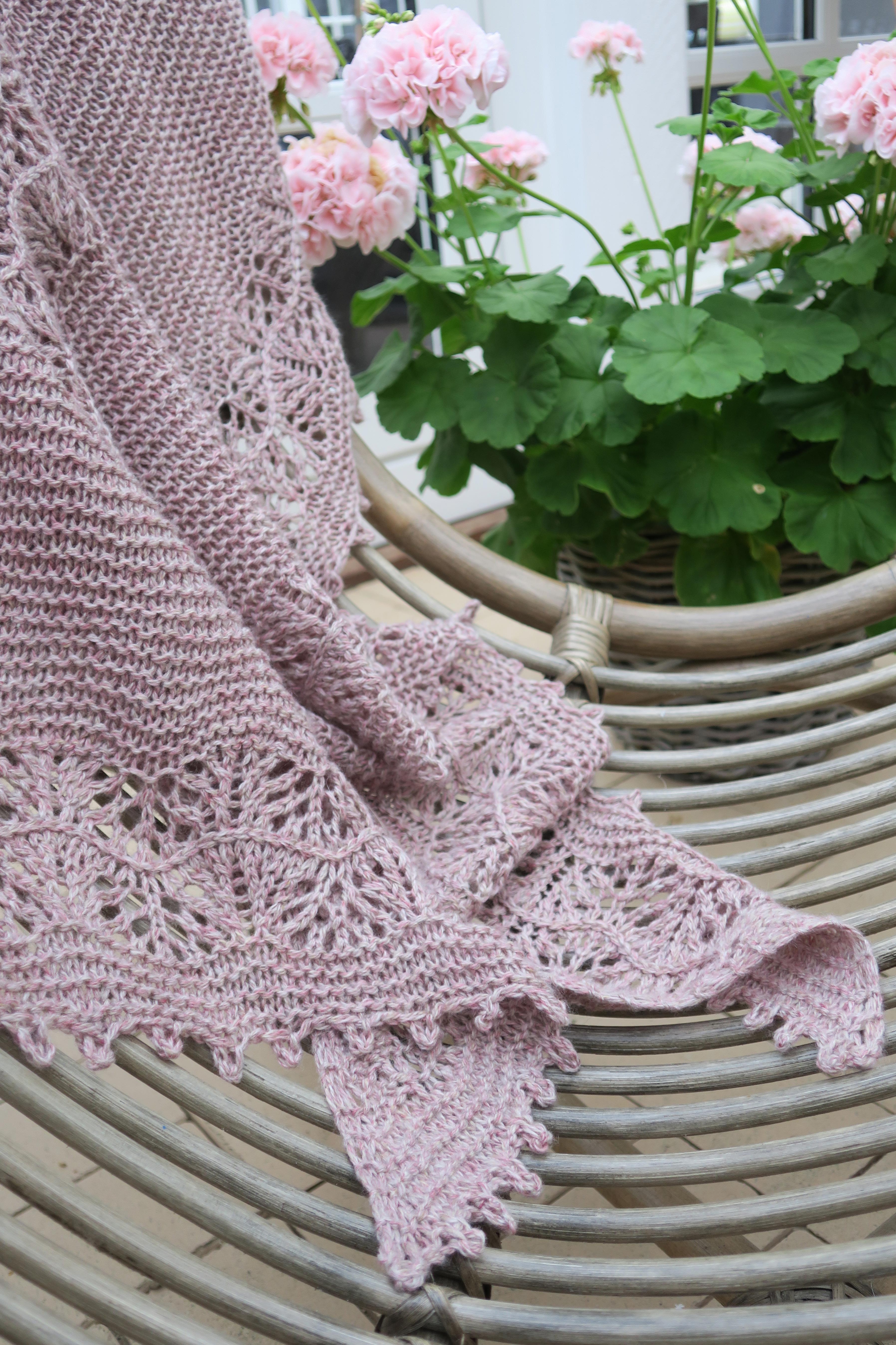 Honey Plum Shawl